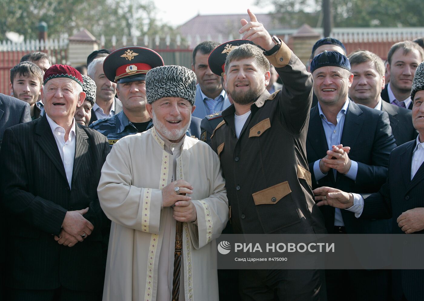 Рамзан Кадыров и Хож-Ахмед Кадыров