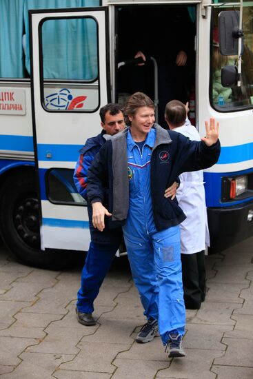 Встреча экипажа 19-й экспедиции на МКС в Звездном городке