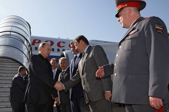В.Путин прибыл во Владивосток