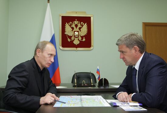 Встреча В. Путина с С. Дарькиным