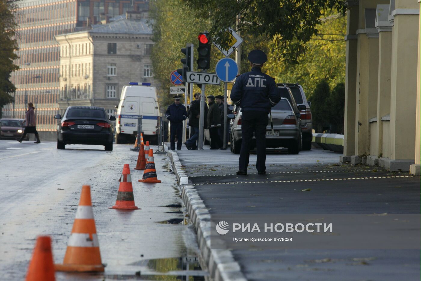 Усилены меры безопасности вокруг Ваганьковского кладбища