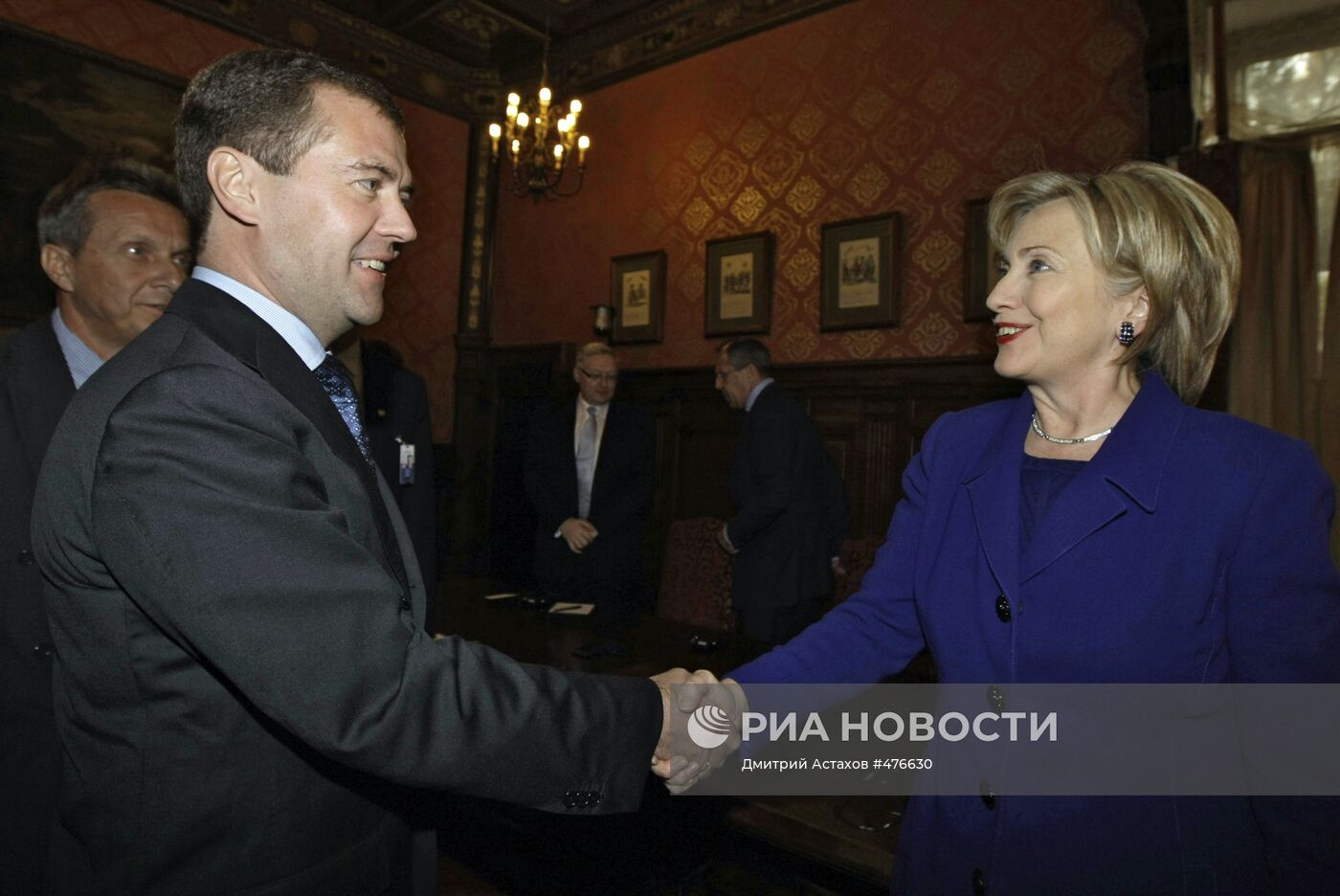 Д.Медведев и Х.Клинтон
