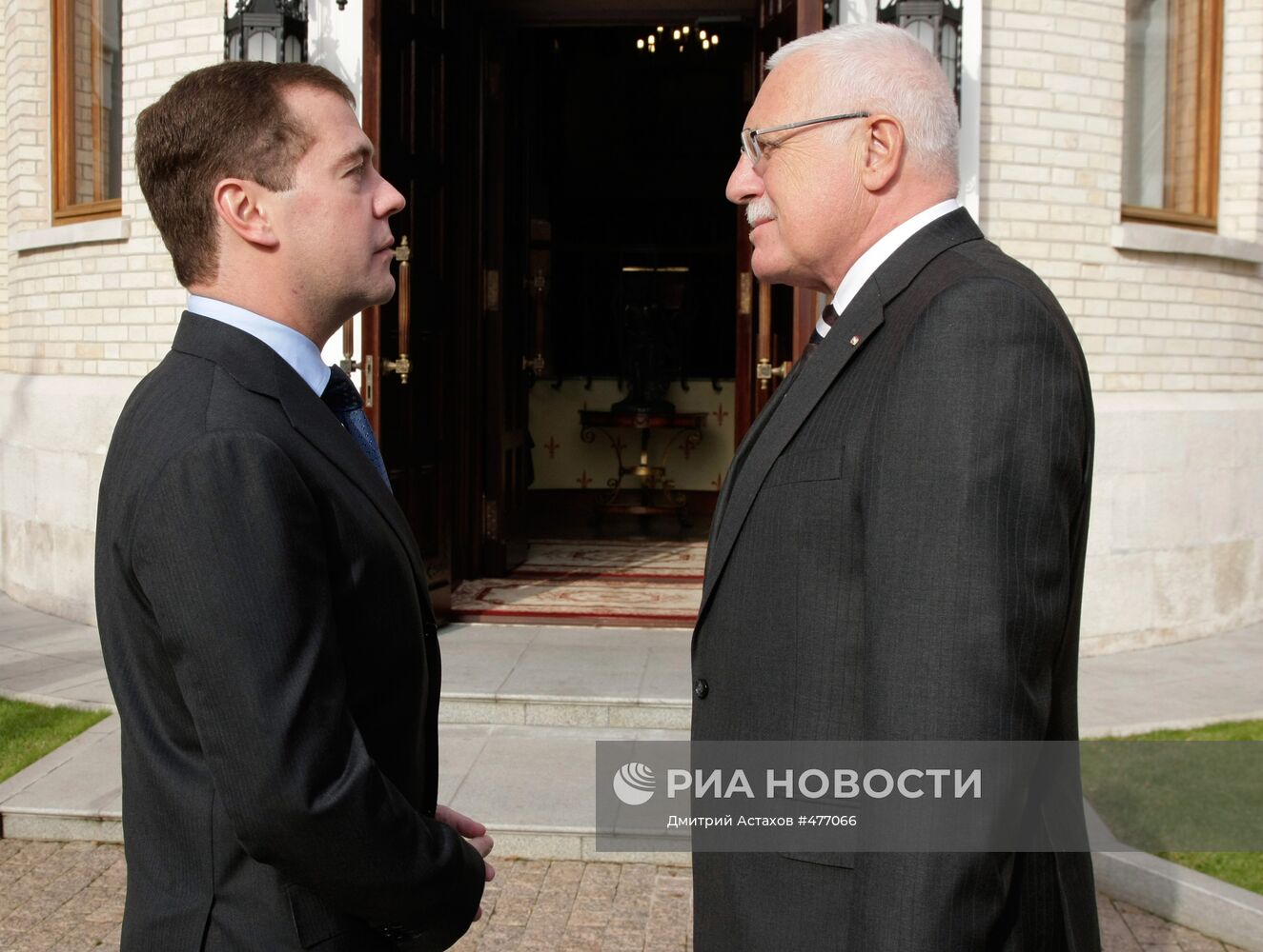 Рабочий визит президента Чешской Республики В. Клауса в Россию