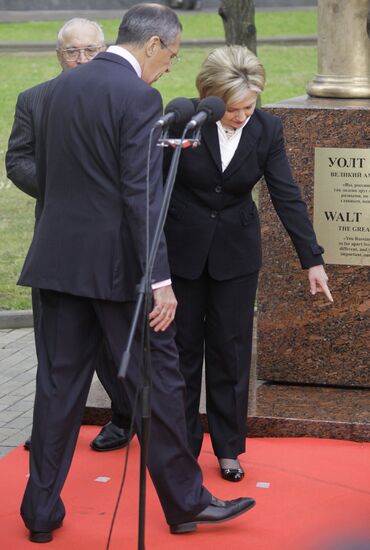 В.Садовничий, Х.Клинтон и С.Лавров