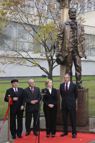 В.Садовничий, Ю.Лужков, Х.Клинтон и С.Лавров