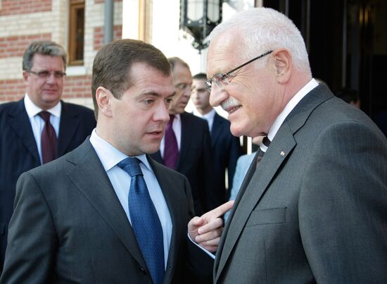 Рабочий визит президента Чешской Республики В. Клауса в Россию