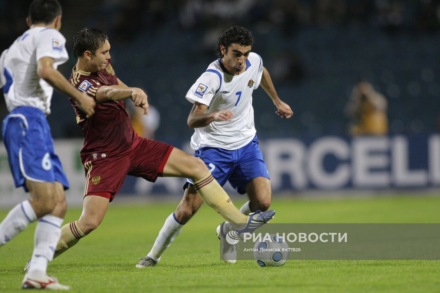 Футбол. Отборочный турнир ЧМ-2010. Азербайджан - Россия