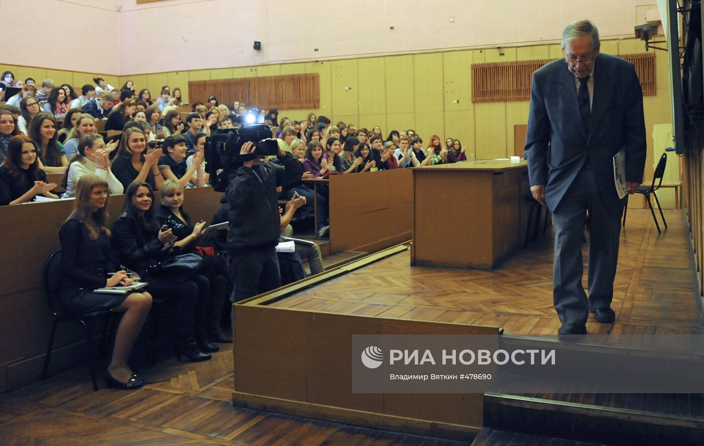Президент журфака МГУ имени М.В. Ломоносова Ясен Засурский