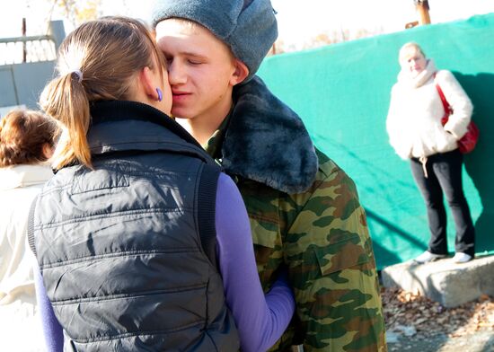 Сборный пункт Сахалинского областного военкомата