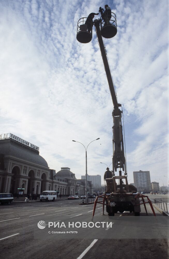 Съемка телерепортажа