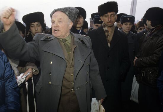 Митинг за сохранение целостности СССР