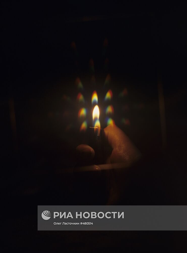 Демонстрация дифракционного светофильтра