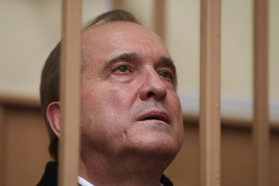 Глава МВД Бурятии Виктор Сюсюра в Басманном суде Москвы
