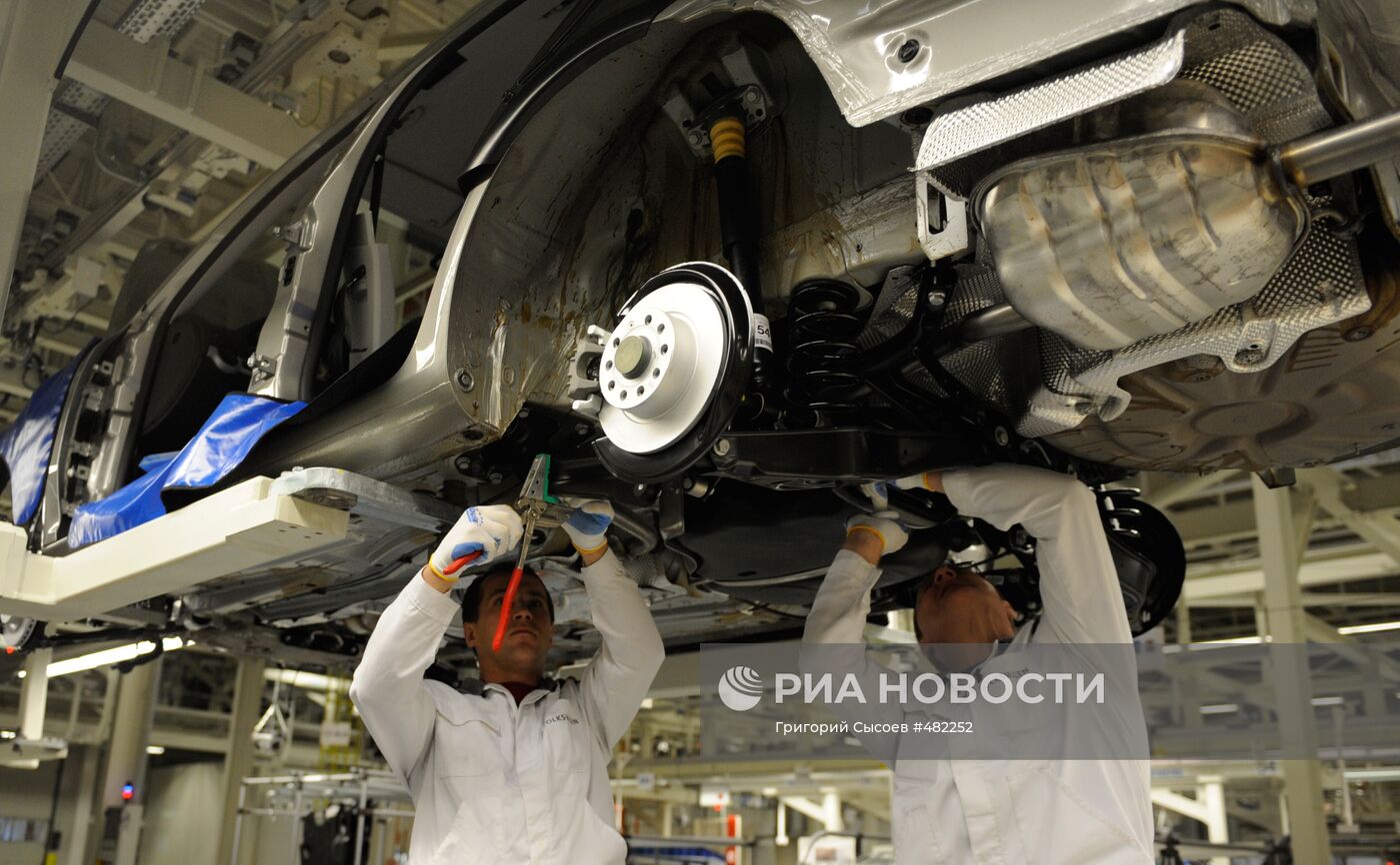 Запуск производства полного цикла на заводе Volkswagen Group Rus