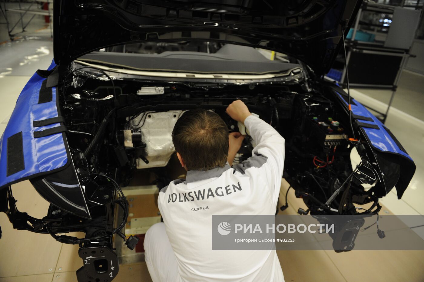 Запуск производства полного цикла на заводе Volkswagen Group Rus