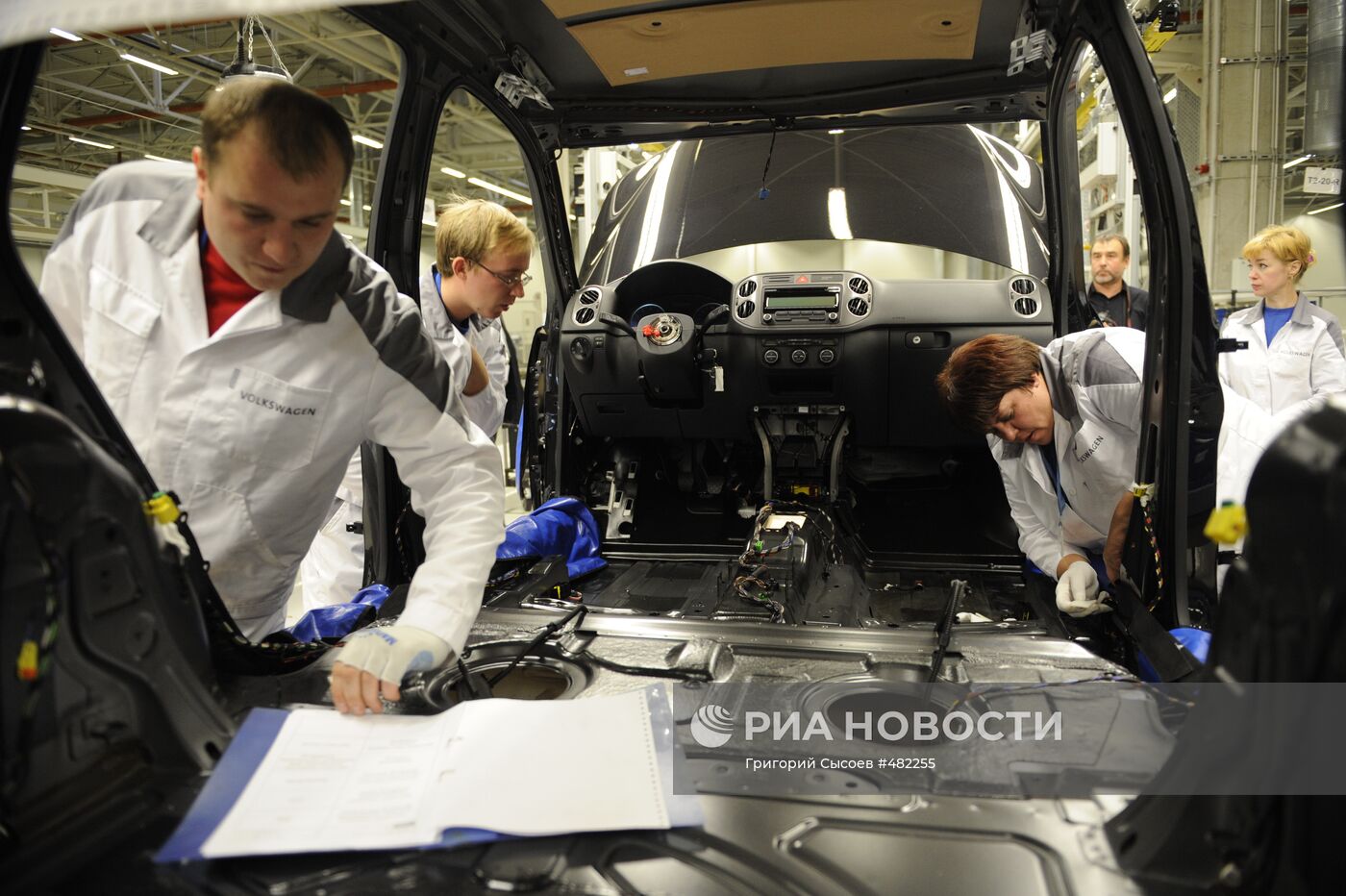 Запуск производства полного цикла на заводе Volkswagen Group Rus