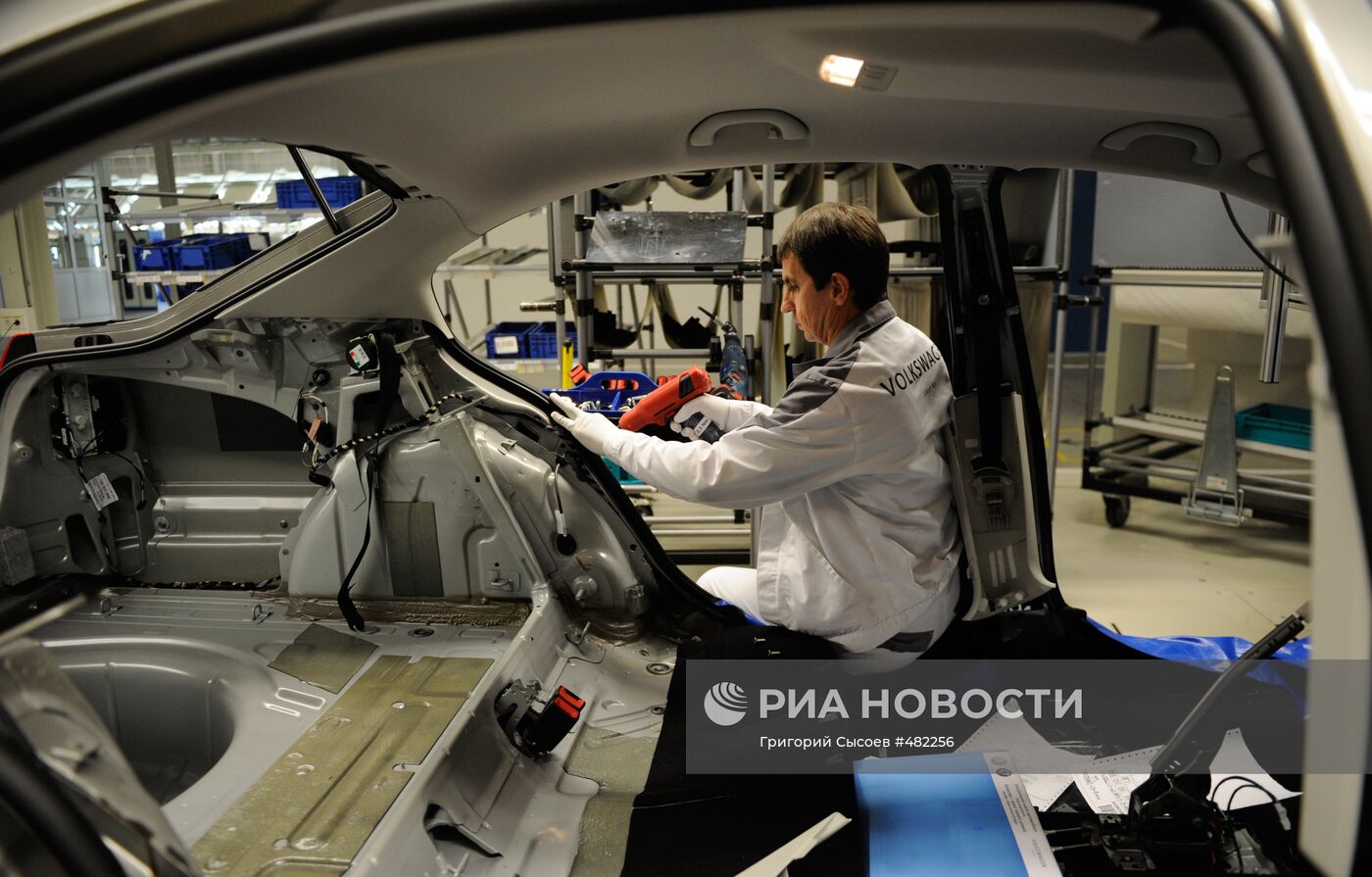 Запуск производства полного цикла на заводе Volkswagen Group Rus