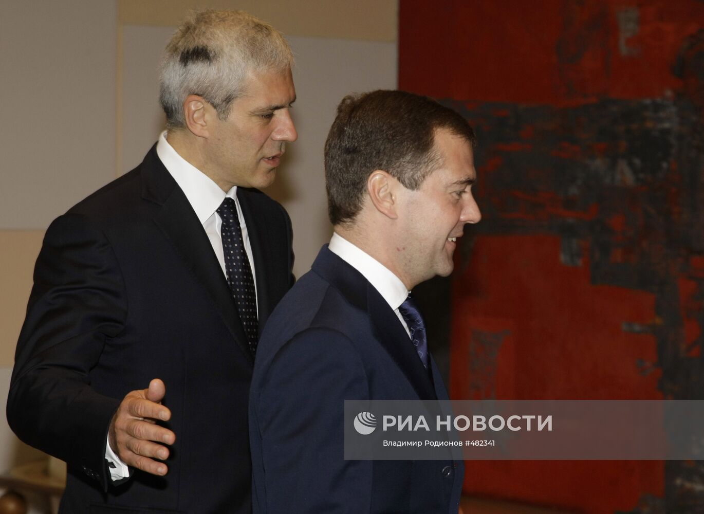 Беседа Д. Медведева с Б. Тадичем