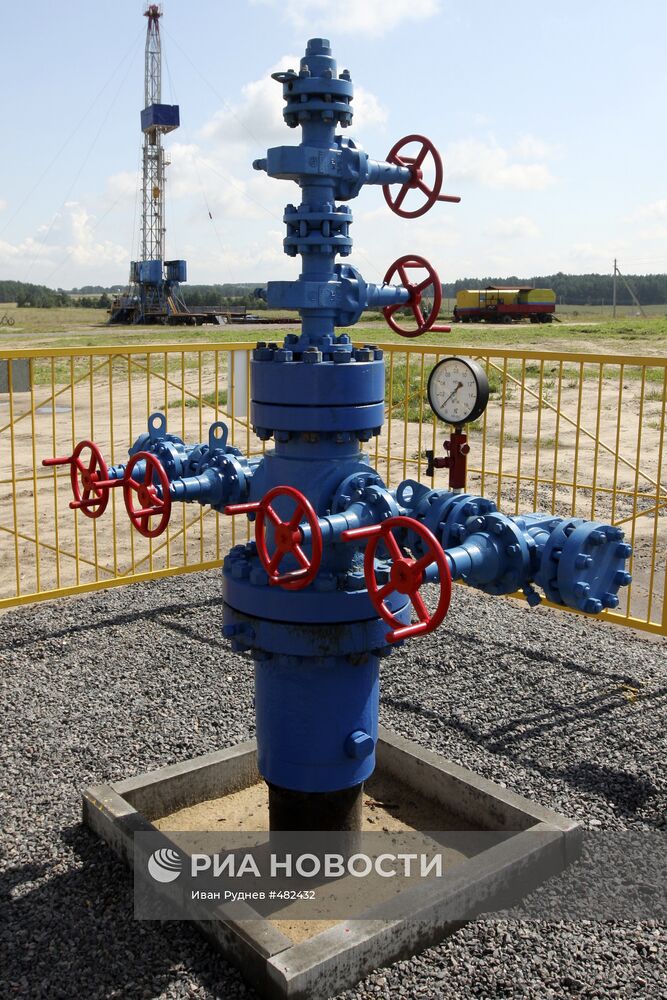 Мозырское газохранилище в Белоруссии
