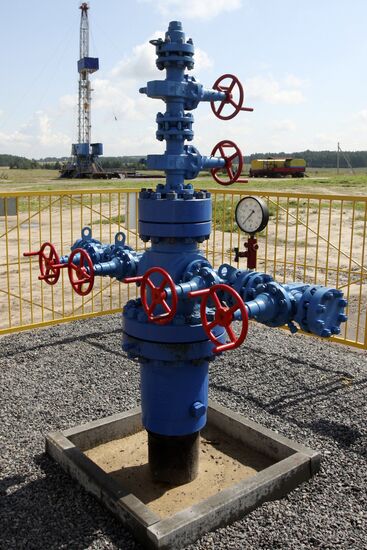 Мозырское газохранилище в Белоруссии