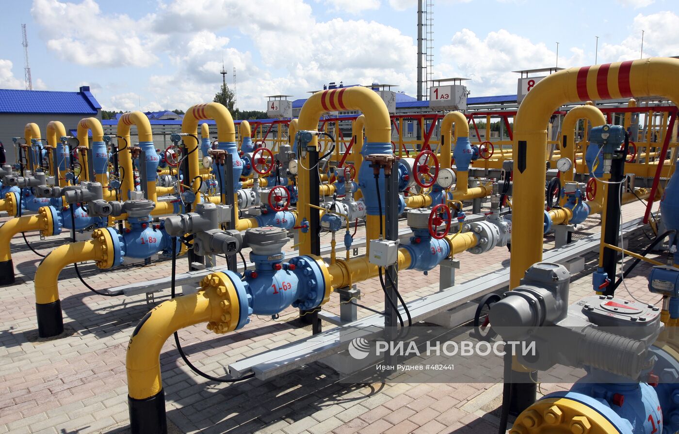 Мозырское газохранилище в Белоруссии