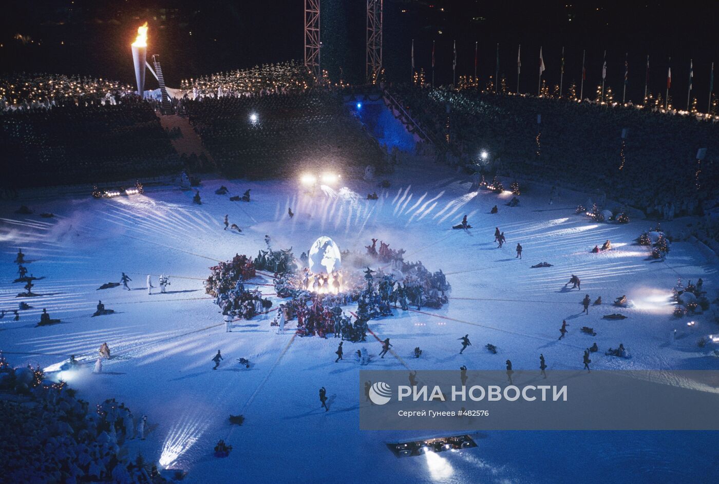 Церемония открытия зимней Олимпиады в Лиллехаммере