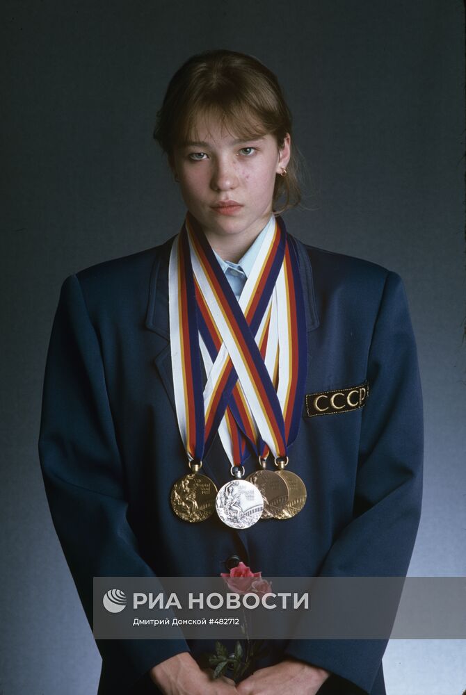 Чемпионка по спортивной гимнастике Светлана Богинская
