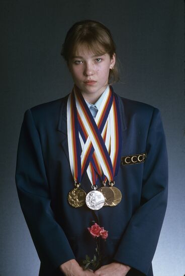 Чемпионка по спортивной гимнастике Светлана Богинская