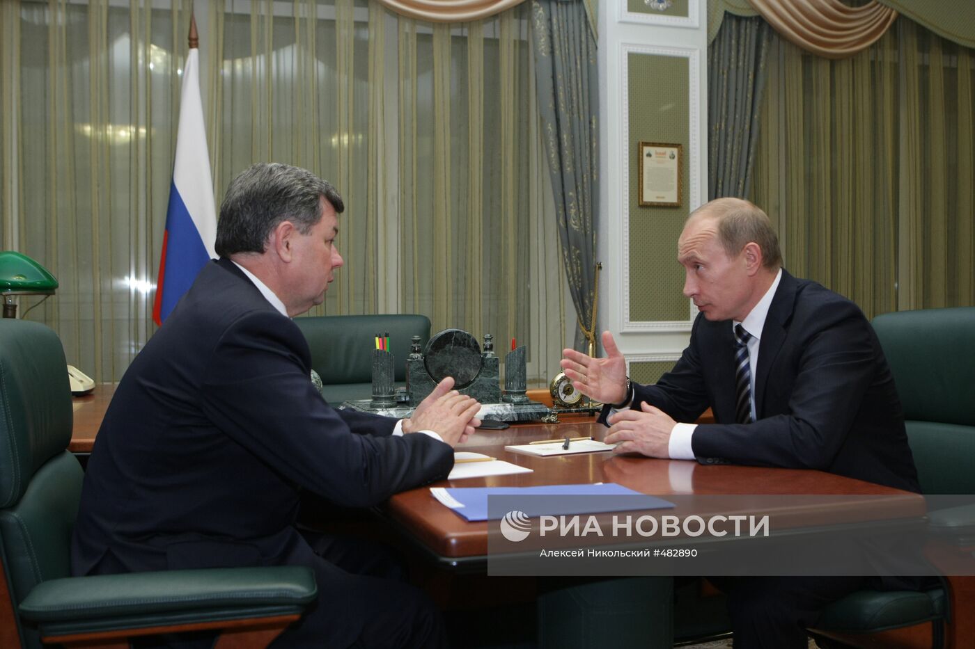 Встреча В. Путина с А. Артамоновым