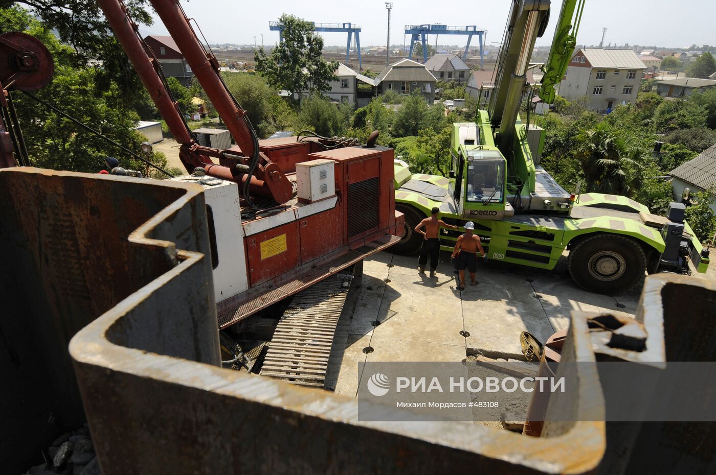 Строительство олимпийских объектов в Сочи