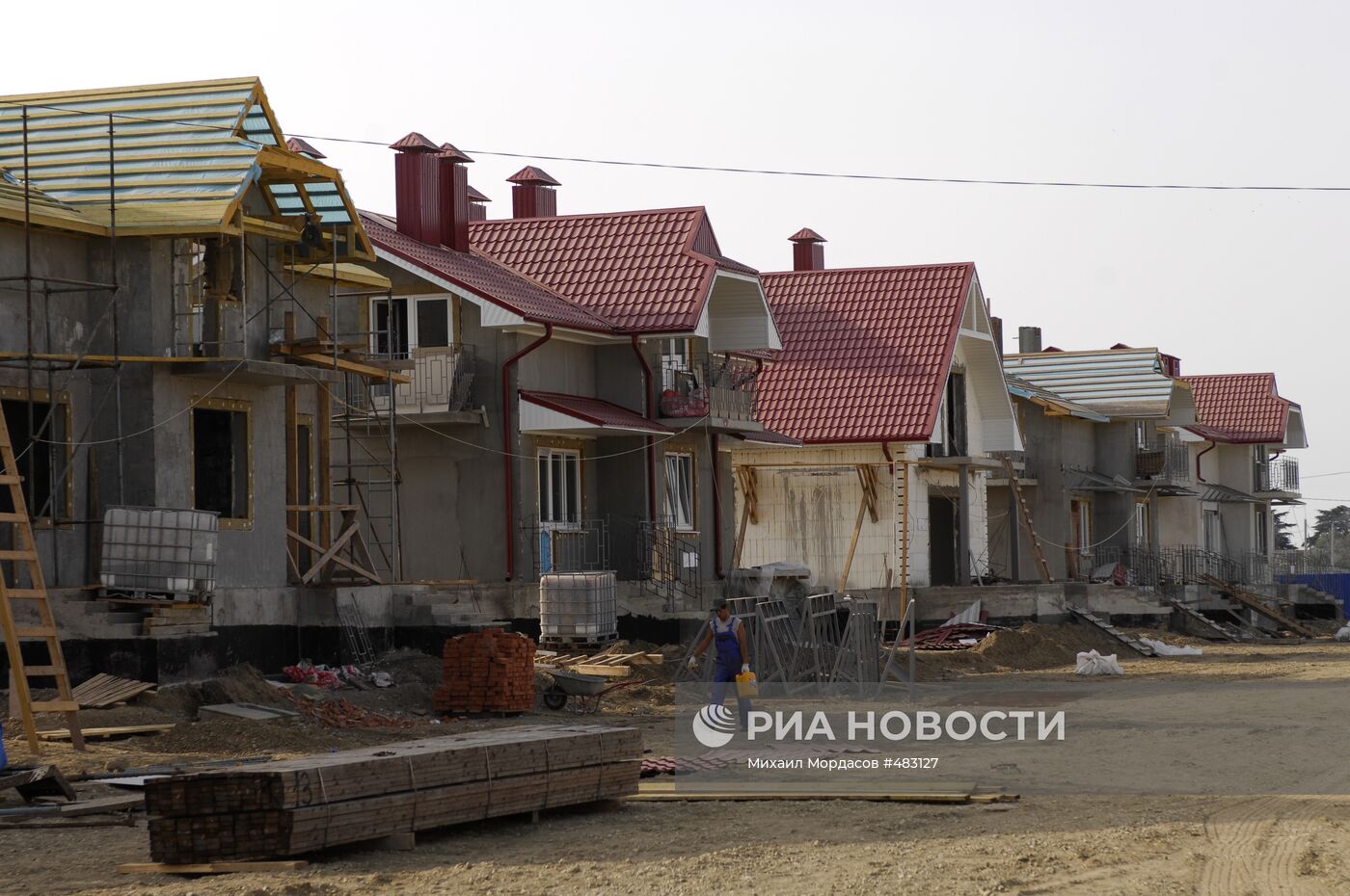 Строительство олимпийских объектов в Сочи