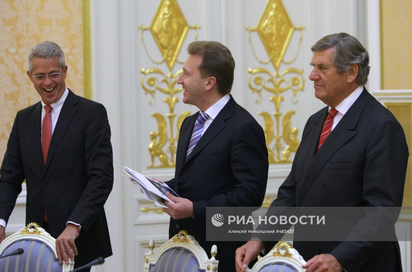 Встреча В.Путина с членами германских деловых кругов