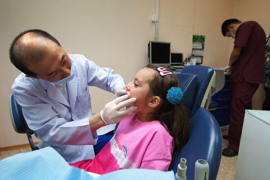 Работа детской областной стоматологии в Южно-Сахалинске