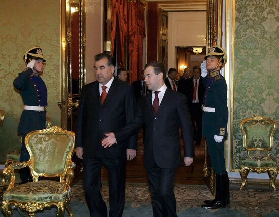 Государственный визит в Россию президента Таджикистана