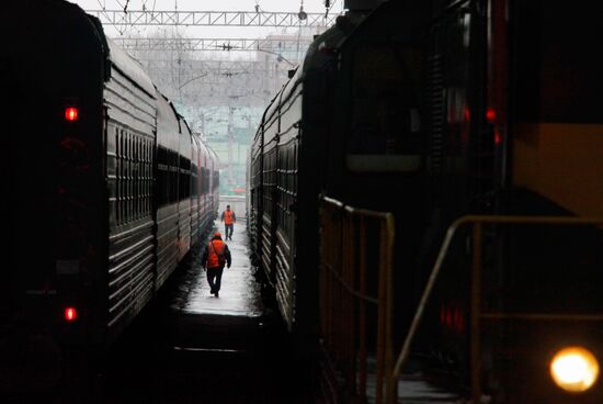 Пассажирские поезда дальнего следования на Казанском вокзале
