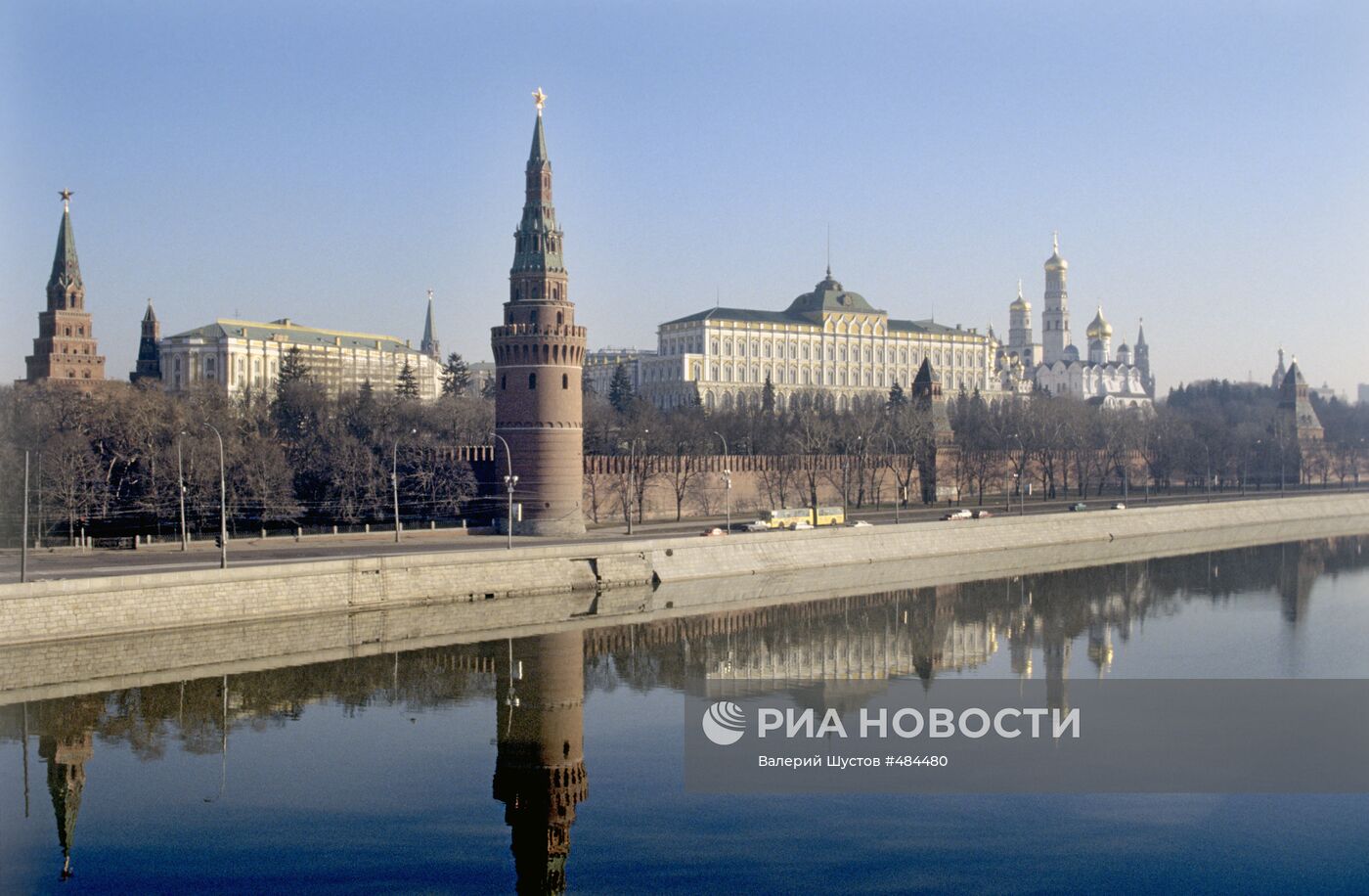 Вид на Московский Кремль