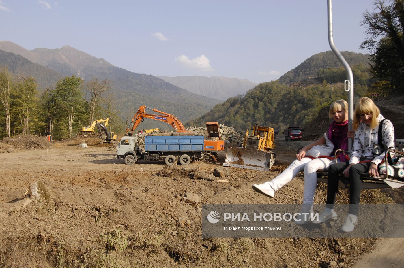 Строительство олимпийских объектов в Сочи