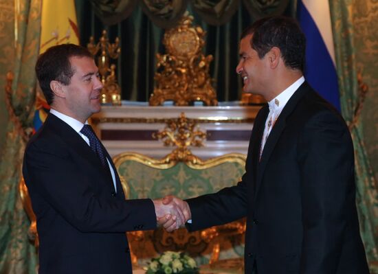 Дмитрий Медведев встретился с президентом Эквадора