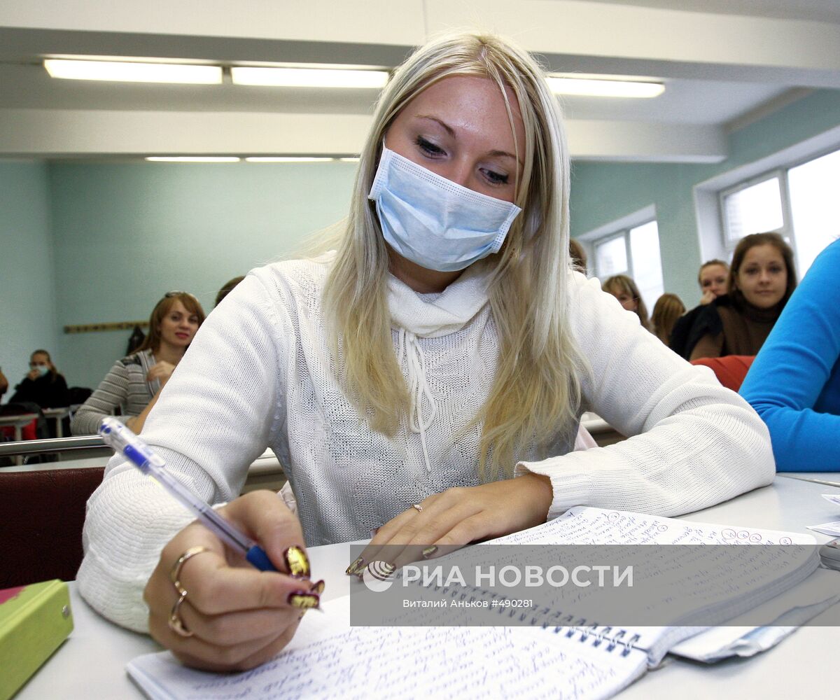 Профилактика гриппа в ВУЗе Владивостока