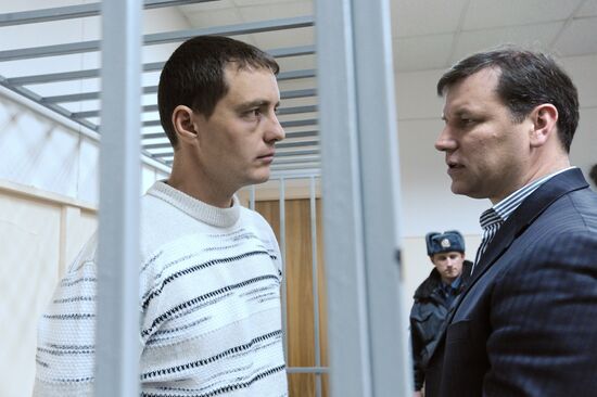 Рассмотрение ходатайства об аресте Евгения Скобликова