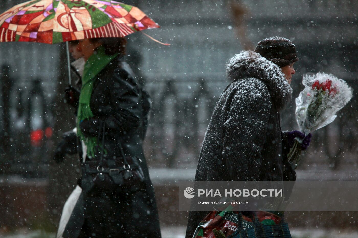 Снег в Москве