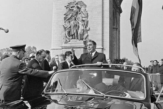 Визит Л.И.Брежнева во Францию