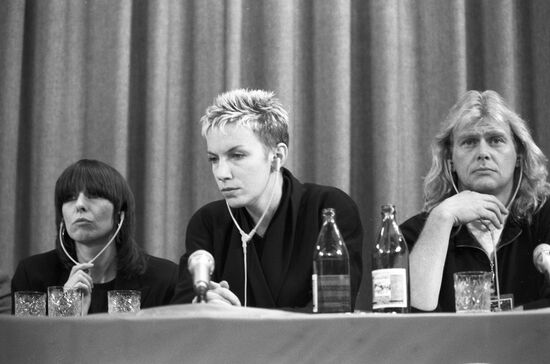 Энн Леннокс из группы "Юритмикс"