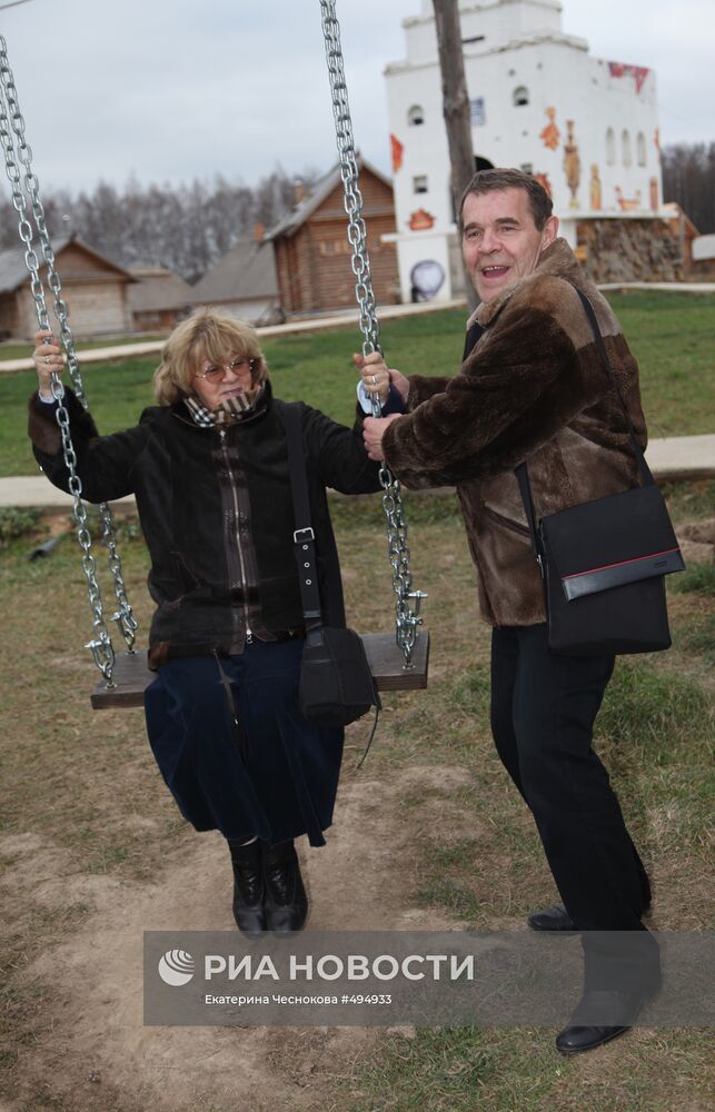 Режиссер Алла Сурикова и актер Алексей Булдаков
