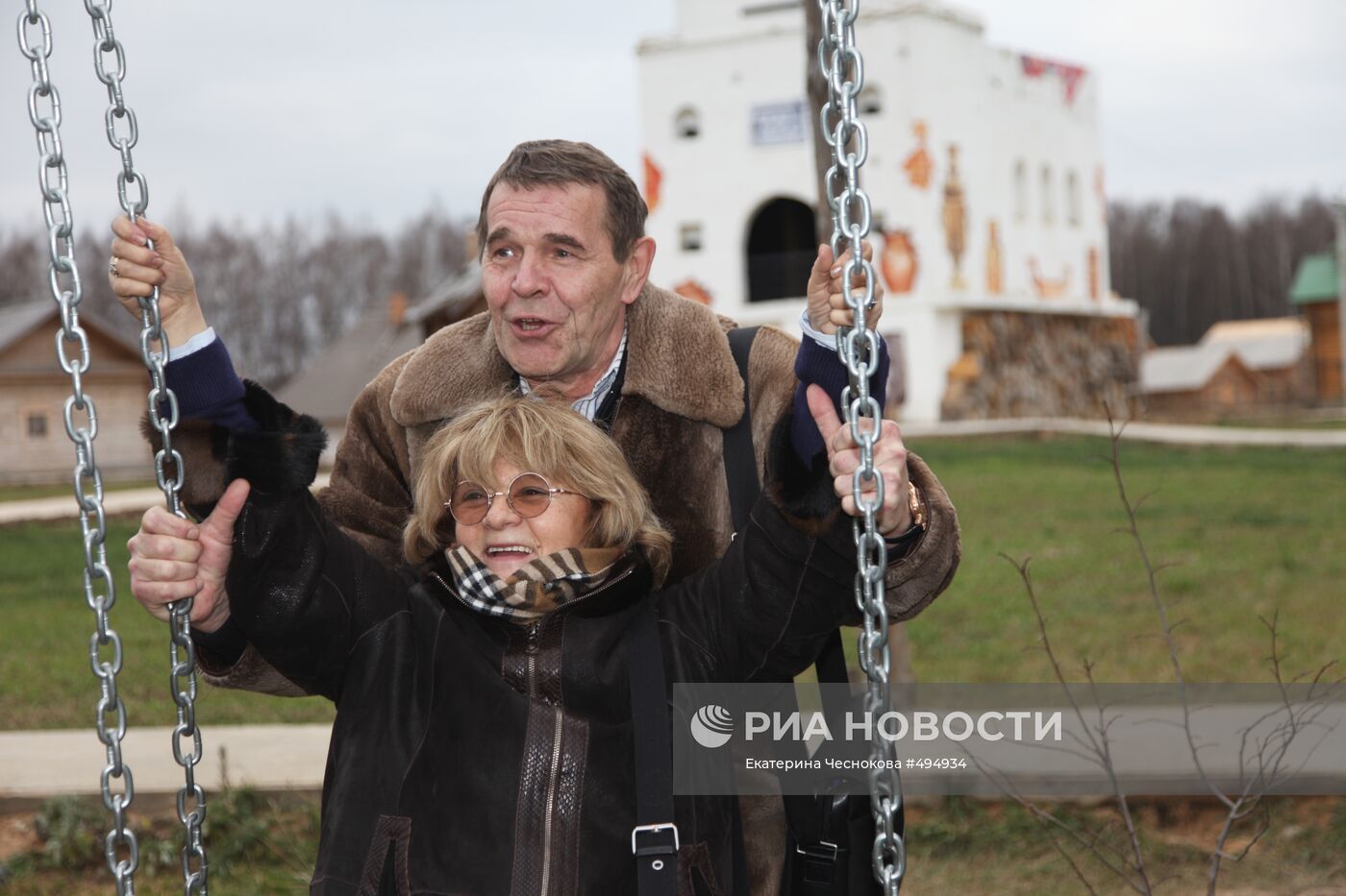 Режиссер Алла Сурикова и актер Алексей Булдаков