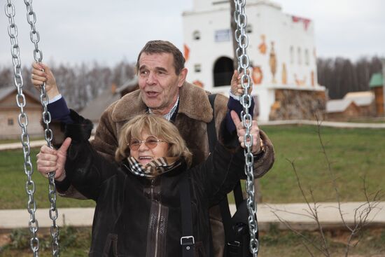 Режиссер Алла Сурикова и актер Алексей Булдаков