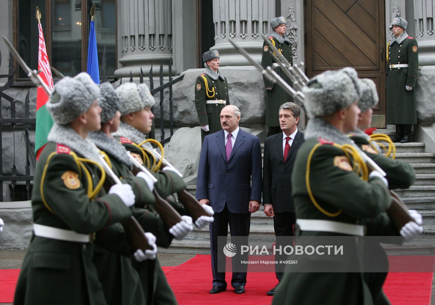Встреча В.Ющенко и А.Лукашенко