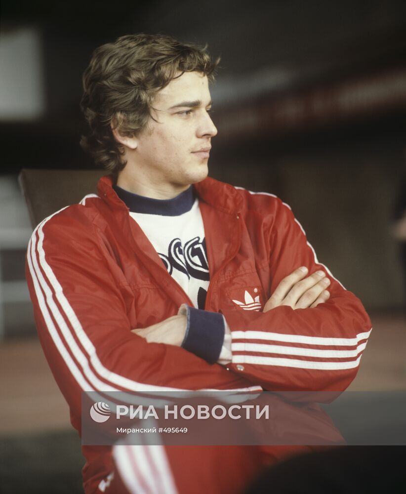 Владимир Ященко на тренировке