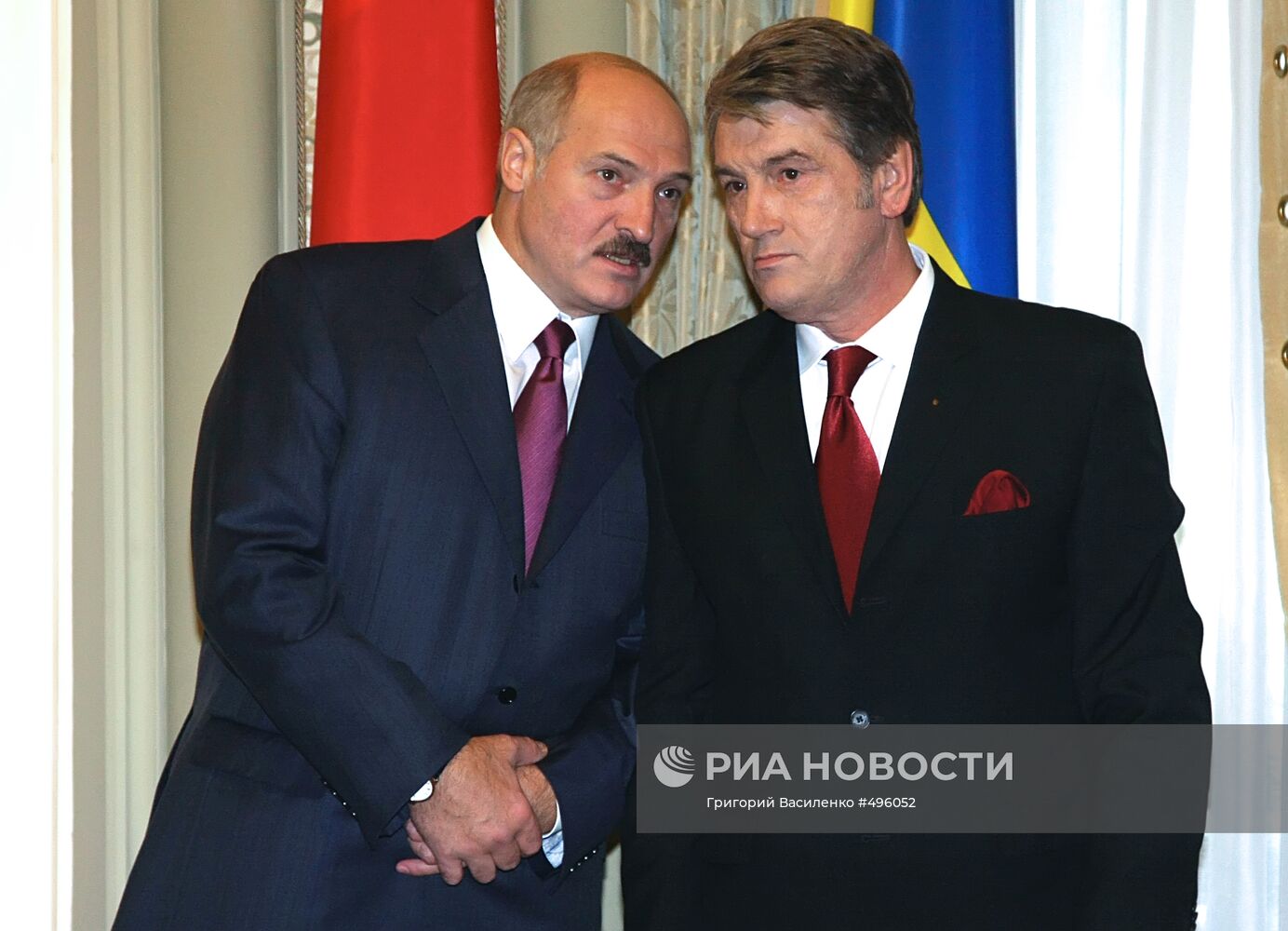 Встреча В.Ющенко и А.Лукашенко