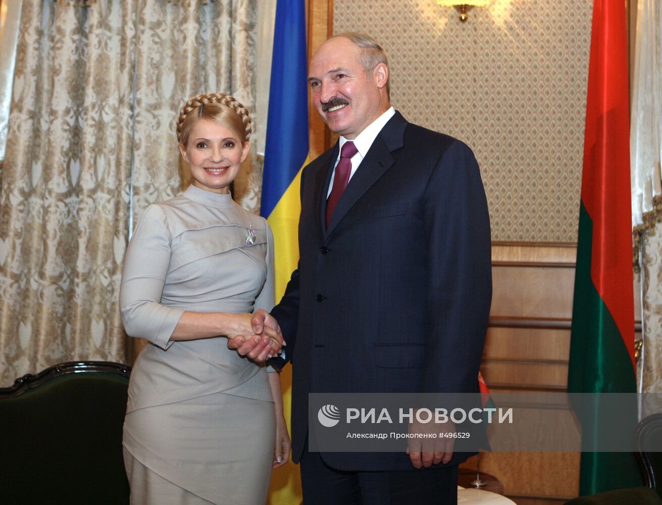 Встреча Ю.Тимошенко и В.Лукашенко